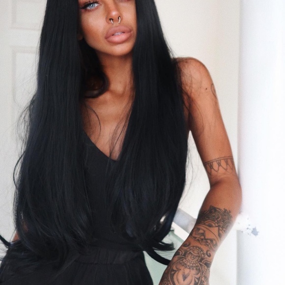 Black Lace Front Wig main image 2